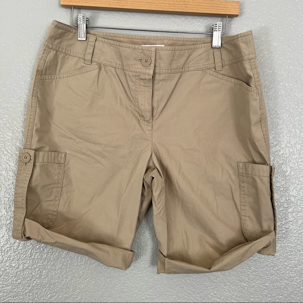 Loft Cargo Khaki Bermudas sz L